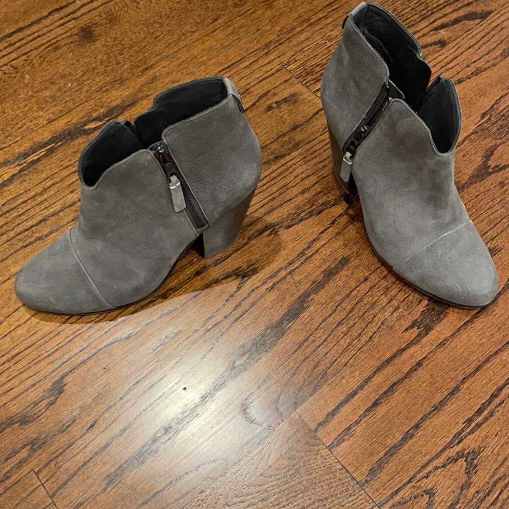 Rag and bone Newbury grey ankle boots